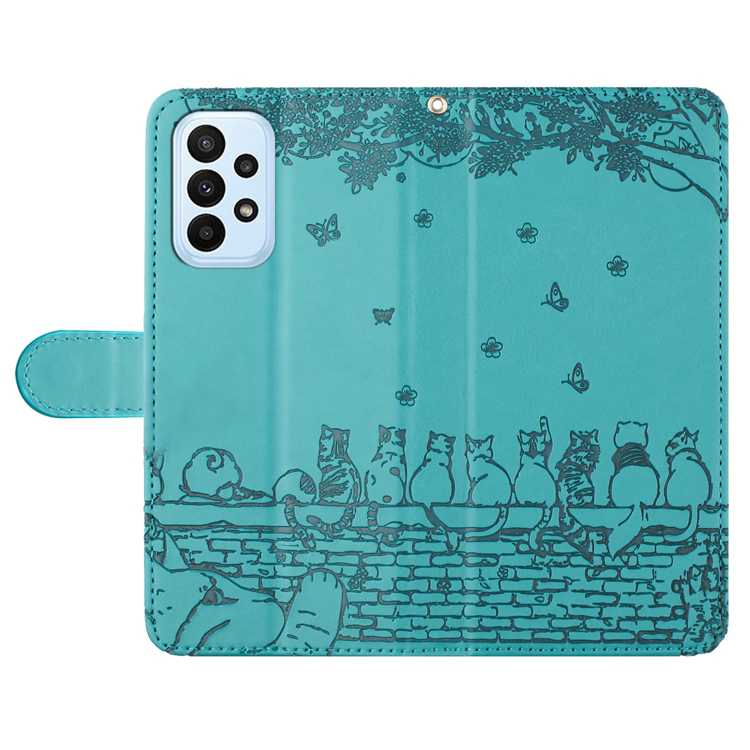 For Samsung Galaxy A23 4G A23 5G (Global Version) M23 5G F23 5G Wallet Phone Cover Imprinted PU Leather Stand Phone Case with Strap For Samsung Galaxy A23 4G A23 5G (Global Version) M23 5G F23 5G Wallet Phone Cover Imprinted PU Leather Stand Phone Case with Strap